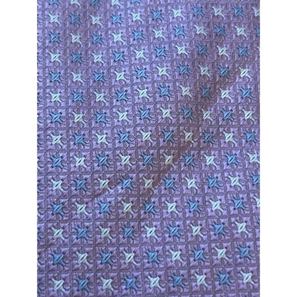 Surmesur Pink Blue 100% Polyester Men’s Neck Tie Made In China - Picture 9 of 9